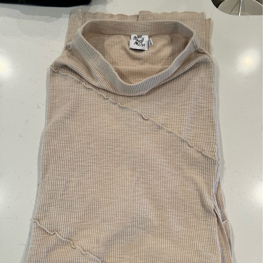 Princess Polly Asymmetrical Tan Skirt with Chic Design